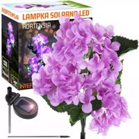 Interlook FLD-37-PURPLR | Hydrangea LED solární zahradní lampa | 76 cm, 600 mAh 3461 3461