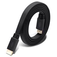 Interlook HDB-3M | Plochý kabel HDMI 1.4 | 3D | 1080p FULL HD @ 60 Hz černá 2015-160