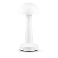 Interlook HJA11-BÍLÁ | Bezdrátová stolní lampa | Dotyková noční lampa s nastavitelnou barvou světla | USB MUSHROOM lampa 4789 4789