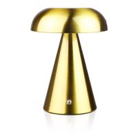 Interlook HJA24-GOLD | Stolní lampa s vestavěnou baterií | Noční lampa se třemi barvami světla | Atmosférická lampa do hotelu nebo restaurace 4826 4826