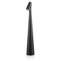 Interlook HMS-355-ČERNÁ| Stolní lampa 33,5 cm | Bezdrátová noční lampa s vestavěnou baterií | Lampa s dotykovým ovládáním 4780 4780