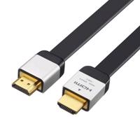 Interlook HWD-2,0-2M | Plochý vysokorychlostní kabel HDMI s Ethernetem 2 metry černá 1957-160