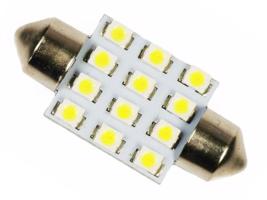 Interlook LED auto žárovka LED C5W 12 SMD 1210 31mm 12V IL335