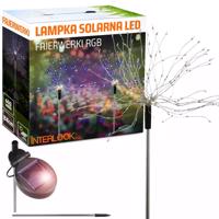 Interlook LFW-B200-Barva | Venkovní solární LED ohňostrojová lampa | 84 cm, 600 mAh, 200 RGB LED 3388 3388