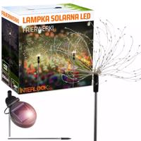 Interlook LFW-B200-Teplý | Venkovní solární LED ohňostrojová lampa | 84 cm, 600 mAh, 200 LED 3399 3399