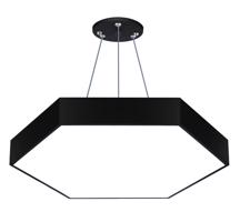 Interlook LPL-003 | Závěsné LED stropní svítidlo 36W | šestiúhelník plný | hliník | CCD nebliká | Φ40x6 černá 2528-160 2528-160