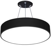 Interlook LPL-005 | Závěsné LED stropní svítidlo 36W | kolo plné | hliník | CCD nebliká | Φ40x6 černá 2537-160 2537-160