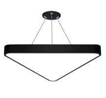 Interlook LPL-007 | Závěsné LED stropní svítidlo 60W | plný trojúhelníkový | hliník | CCD nebliká | Φ80x6 černá 2545-160 2545-160