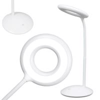 Interlook MT-816 | Kruhová LED školní lampa na stůl RING 5W Bílý 2177-250