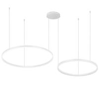 Interlook RLK-C02-50W-W | Dvoudílná moderní závěsná lampa | LED | Bílý 3551 3551