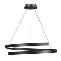 Interlook RLO-50CM-50W-B | Moderní závěsná lampa 50 cm | Spirálová LED lampa 50W 5090