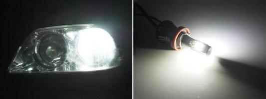 Interlook Sada LED žárovek COB H3 DUAL COLOR JDM 12V 2827