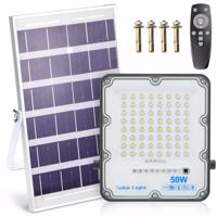 Interlook Set LED reflektor 50W + Solární panel 6V/6W s dálkovým ovládáním | 1500lm, 3000mAh, IP66 4606 4606