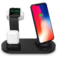 Interlook WD-03 | Dokovací stanice pro Apple iPhone Airpods Watch | 15W bezdrátová nabíječka | 3 konektory - USB-C / Lightning / Micro USB 2729 2729