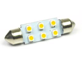 Interlook WW Auto LED žárovka C5W 6 SMD 1210 Teplá bílá 42 mm 12V 932-50