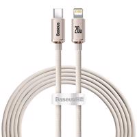 Kabel Baseus Crystal Shine USB-C k iP, 20 W, 2 m (růžový) 063930