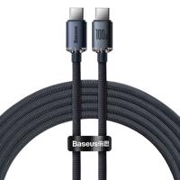 Kabel Baseus Crystal Shine z USB-C na USB-C, 100 W, 1,2 m (černý) 030620