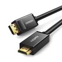 Kabel DisplayPort - HDMI Ugreen DP101 4K 3m - černý 6957303812035