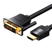 Kabel HDMI-DVI (24+1) Vention ABFBG 1,5 m, 4K 60Hz/ 1080P 60Hz (černý)