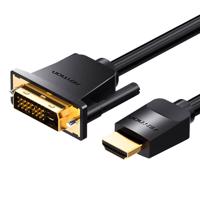 Kabel HDMI-DVI (24+1) Vention ABFBH 2m, 4K 60Hz/ 1080P 60Hz (černý)