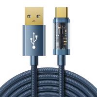 Kabel k USB-A / Typ C / 3A / 1,2 m Joyroom S-UC027A12 (modrý) 044992