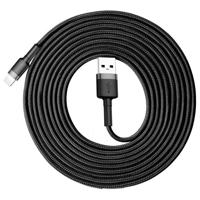 Kabel Lightning USB Baseus Cafule 2A 3m (šedý/černý) 020564