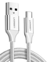 Kabel UGREEN USB na USB-C, QC3.0, 1 m (bílý) 017765