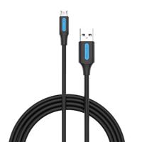 Kabel USB 2.0 A na Micro USB Vention COLBC 3A 0,25 m černý