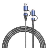 Kabel USB 4 v 1 USB 2.0 Vention CTLLH 2m (černý)