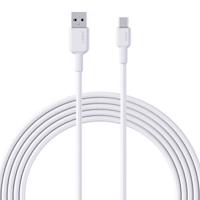 Kabel USB-A na USB-C Aukey CB-NAC2, 60W, 1,8 m (bílý)