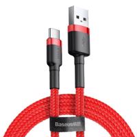 Kabel USB-C Baseus Cafule 2A 3 m (červený) 020106