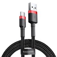 Kabel USB-C Baseus Cafule 2A 3 m (červený/černý) 020108