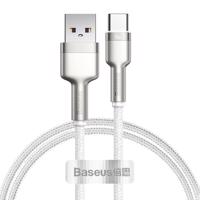 Kabel USB-C Baseus Cafule, 66 W, 1 m (bílý) 028766