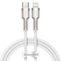 Kabel USB-C na Lightning Baseus Cafule, PD, 20W, 1m (bílý) 025081