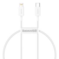 Kabel USB-C na Lightning Baseus Superior Series, 20W, PD, 0,25 m (bílý) 026216