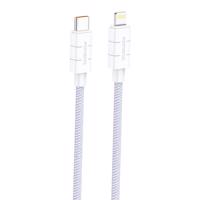 Kabel USB-C na Lightning Foneng XS02 PD27W, 1,2 m (fialový)