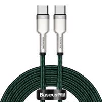 Kabel USB-C na USB-C Baseus Cafule, 100 W, 2 m (zelený) 031028