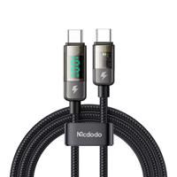 Kabel USB-C na USB-C Mcdodo CA-3611, automatické vypnutí, PD 100W, 1,8 m (černý)