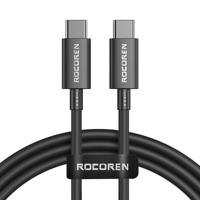 Kabel USB-C na USB-C Rocoren Simples Series, 100W, 1m (černý)