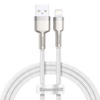 Kabel USB-Lightning Baseus Cafule, 2,4 A, 1 m (bílý) 025089