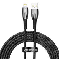 Kabel USB-Lightning Baseus Glimmer, 2,4 A, 2 m (černý) 039858