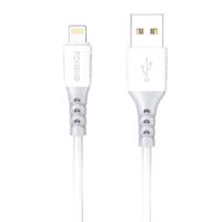 Kabel USB-Lightning Foneng X66, 20W, 3A, 1m (bílý)