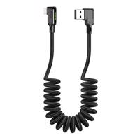 Kabel USB-Lightning, Mcdodo CA-7300, úhlový, 1,8 m (černý)