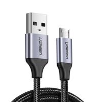 Kabel USB-Micro USB UGREEN QC 3.0 2.4A 0,25 m (černý) 017771