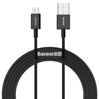 Kabel USB na Lightning Baseus Superior Series, 2,4A, 2 m (černý) 026621