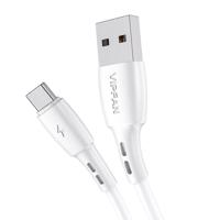 Kabel USB na USB-C Vipfan Racing X05, 3A, 2m (bílý) 036799