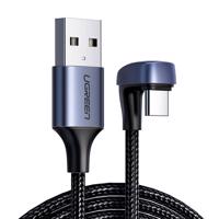 Kabel USB2.0 samec na USB-C, úhlový UGREEN 3A, 2 m (černý) 042344