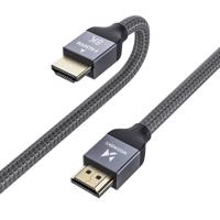 Kabel Wozinsky HDMI 2.1 8K 60 Hz 48 Gb/s / 4K 120 Hz / 2K 144 Hz 1 m stříbrný (WHDMI-10) 5907769300875