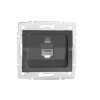 Kanlux 25286 LOGI Datová zásuvka RJ45Cat 6 Jack - grafit