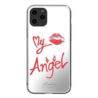 Kingxbar Angel zrcadlové pouzdro zdobené pravými krystaly Swarovski iPhone 11 Pro Max zrcadlově čiré 6959003587022